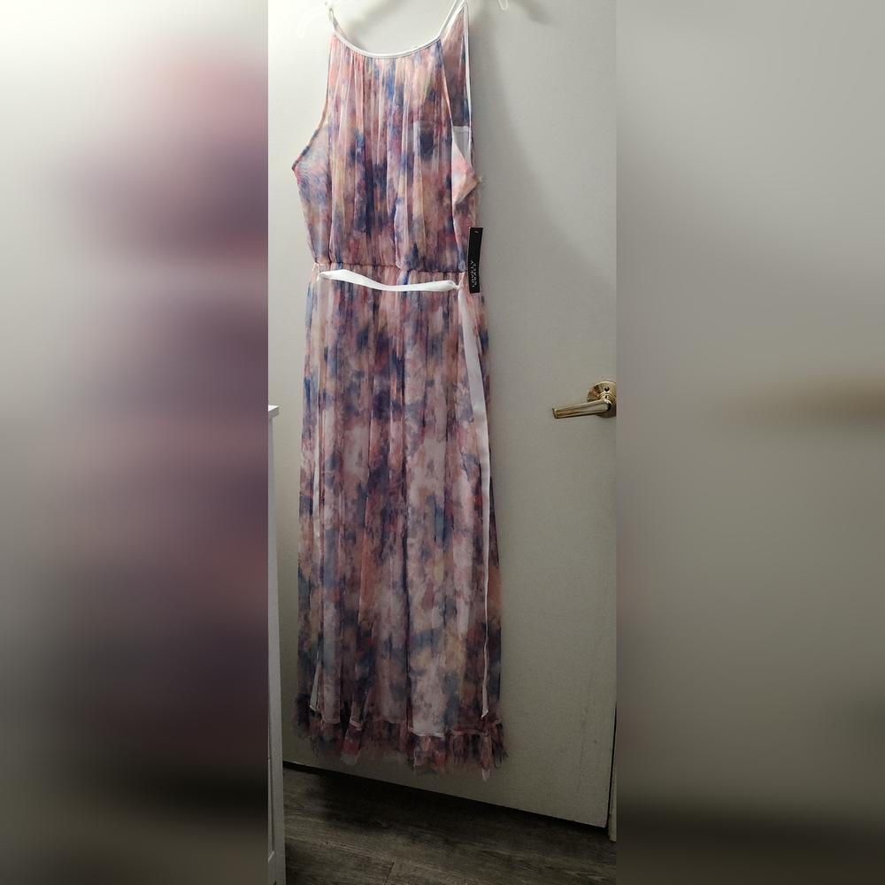 Elegant Multicolor Maxi Dress